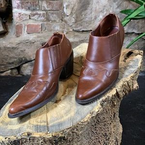 Vintage Western Crop Boot